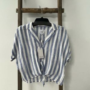 Rails Striped Tie Front Top / BRAND NEW WITH TAGS ✔️